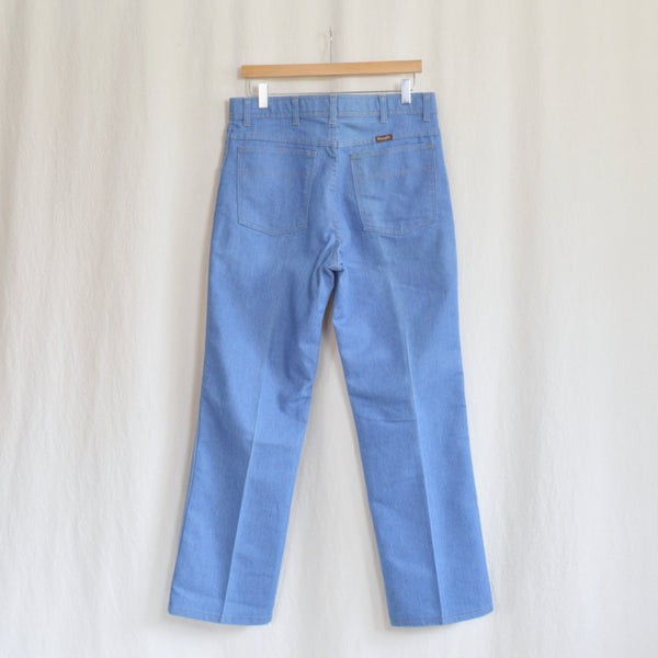 34 x 40 wrangler flex fit five star vintage mid wash cowboy cut denim