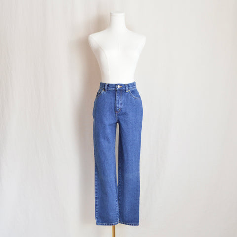 26 x 27 vintage mid wash ralph lauren “lauren jeans co” straight leg denim