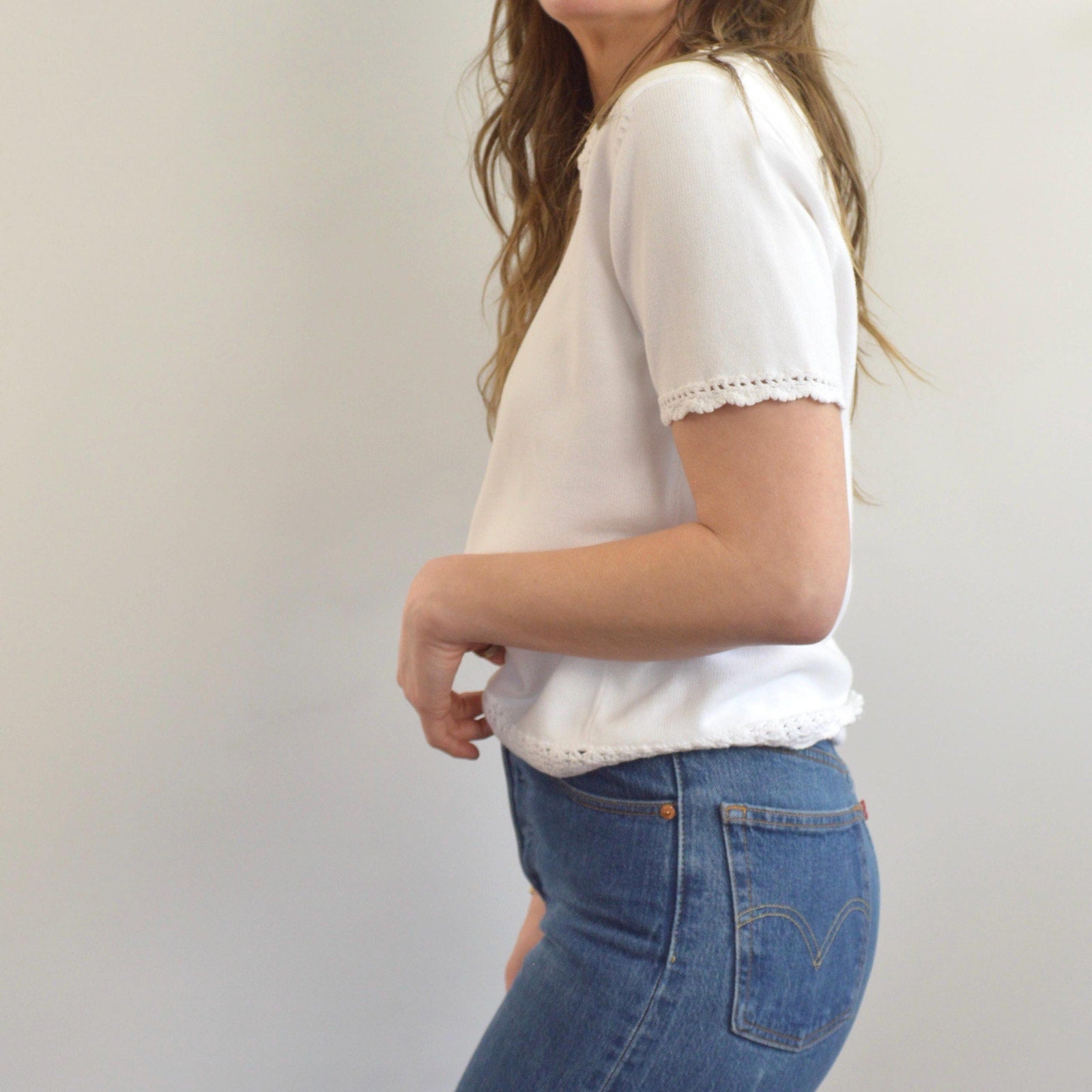sweet little vintage cotton rafaella sweater tee