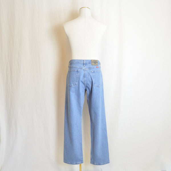 35 x 31 vintage light wash wrangler relaxed fit flex