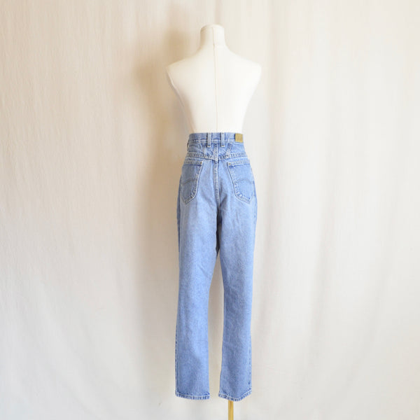 34 x 29 high rise light wash vintage lee tapered jeans