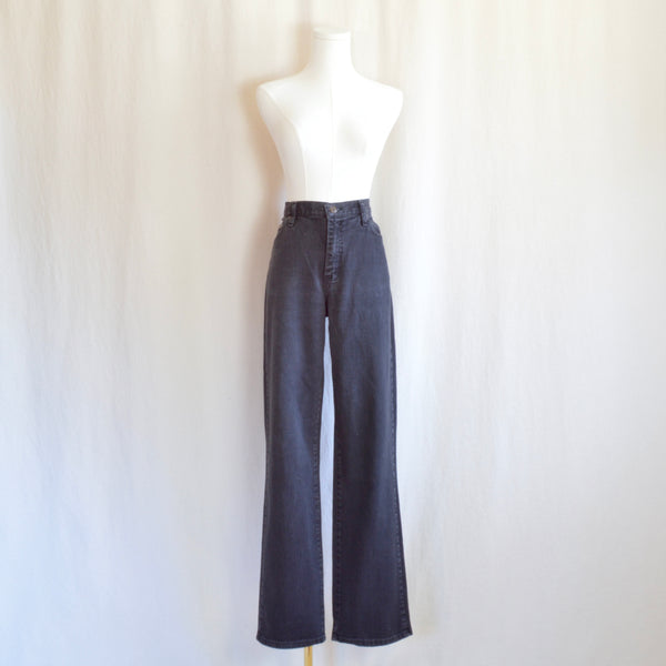 32 x 23 washed black relaxed straight leg lee’s denim