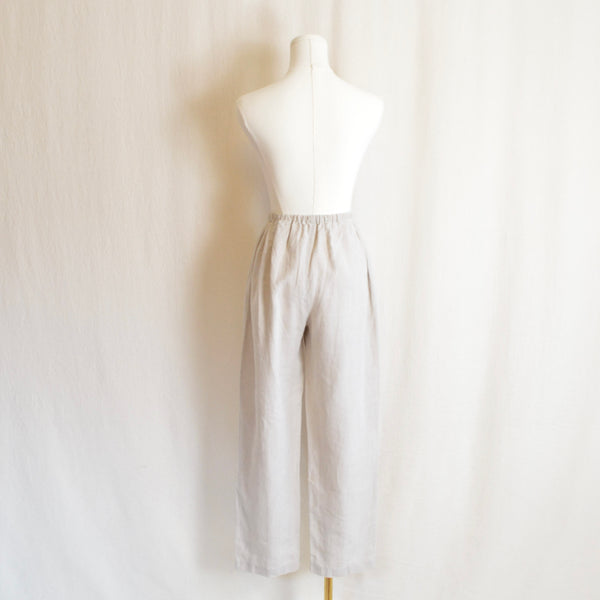 vintage lord and taylor pure linen drawstring pants size medium