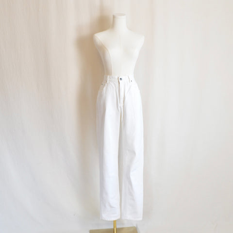 27 x 30 white high waisted tapered liz claiborne denim