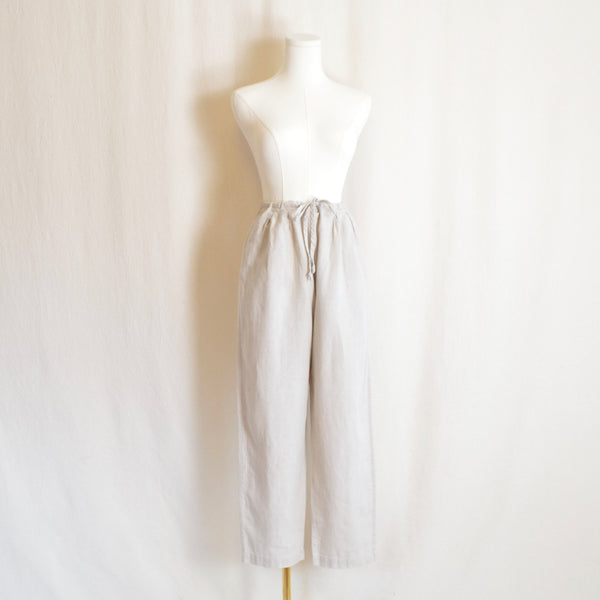 vintage lord and taylor pure linen drawstring pants size medium