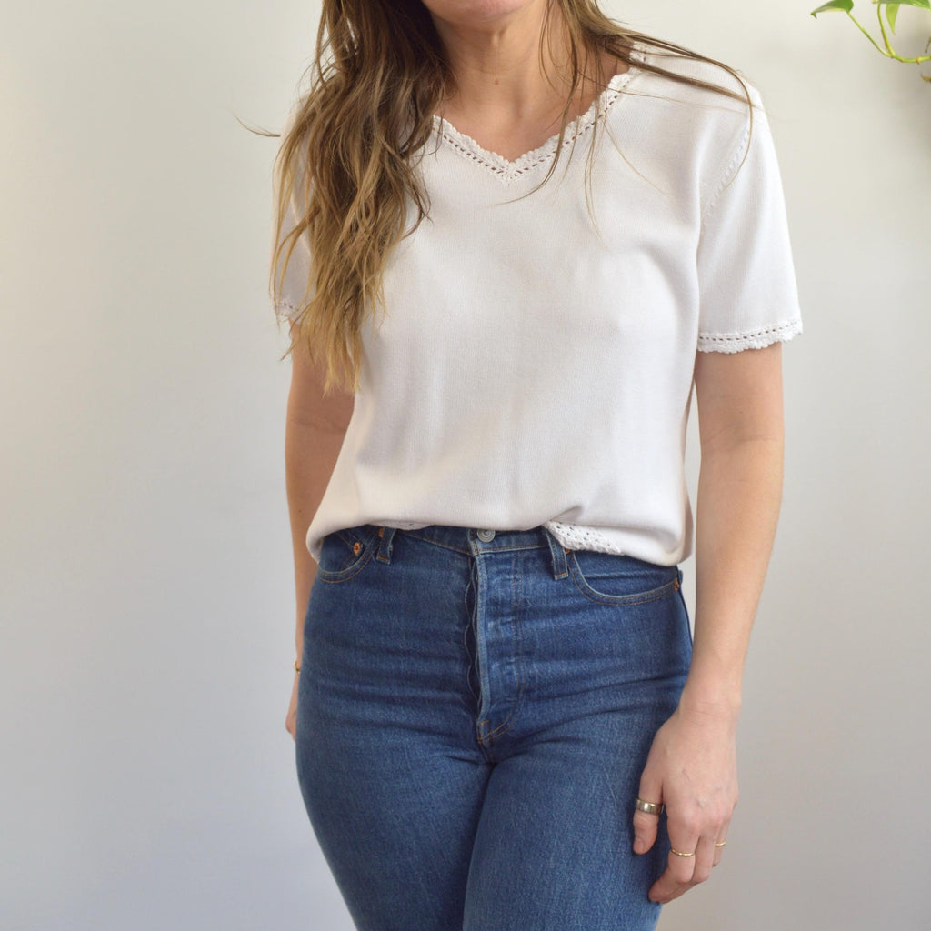 sweet little vintage cotton rafaella sweater tee