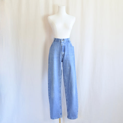 34 x 30.5 classic light wash high waisted straight leg lee denim