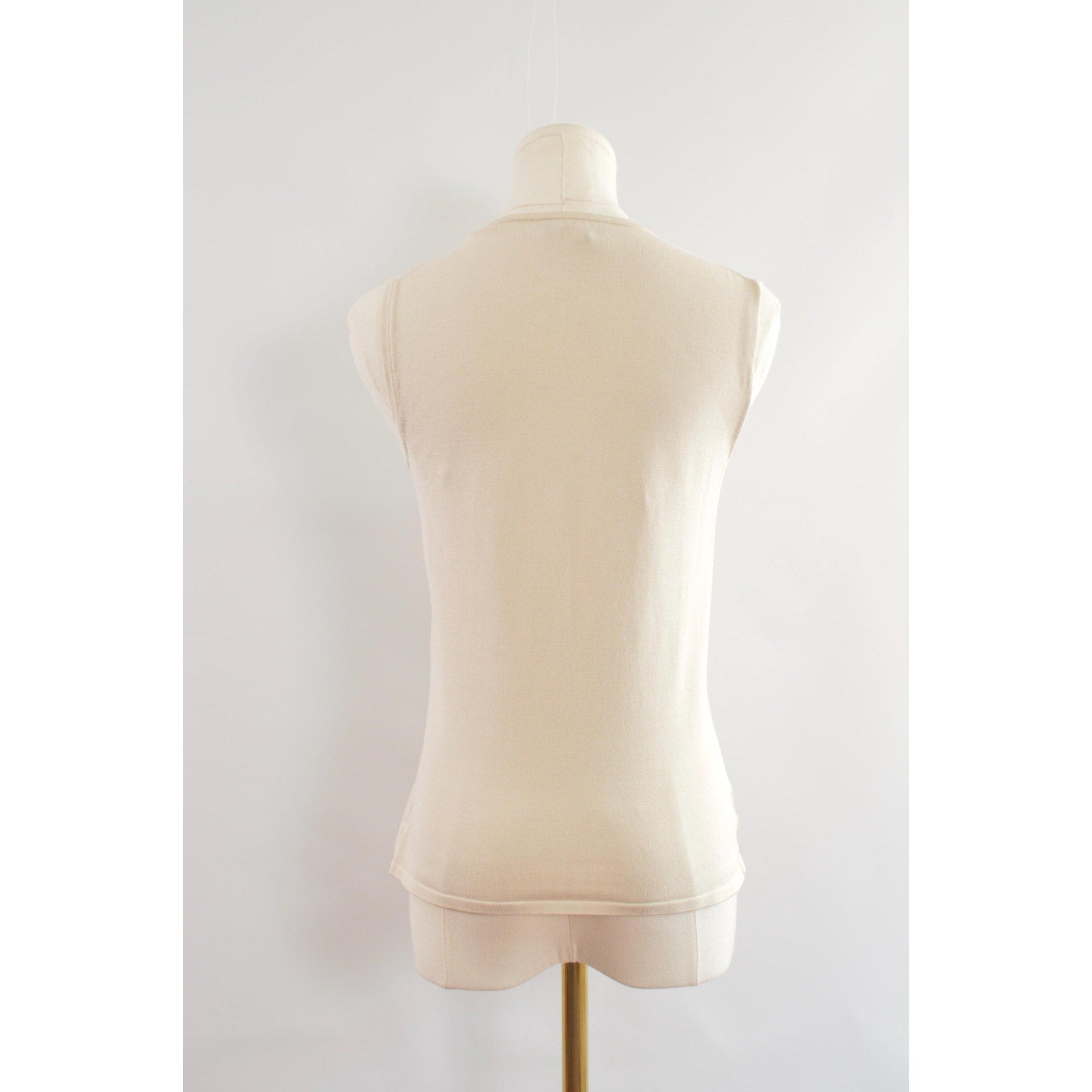 creamy silk blend sweater knit ann taylor tank
