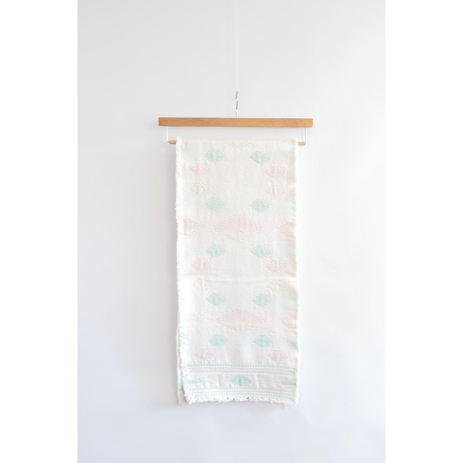 light pastel cotton southwest inspired table runner