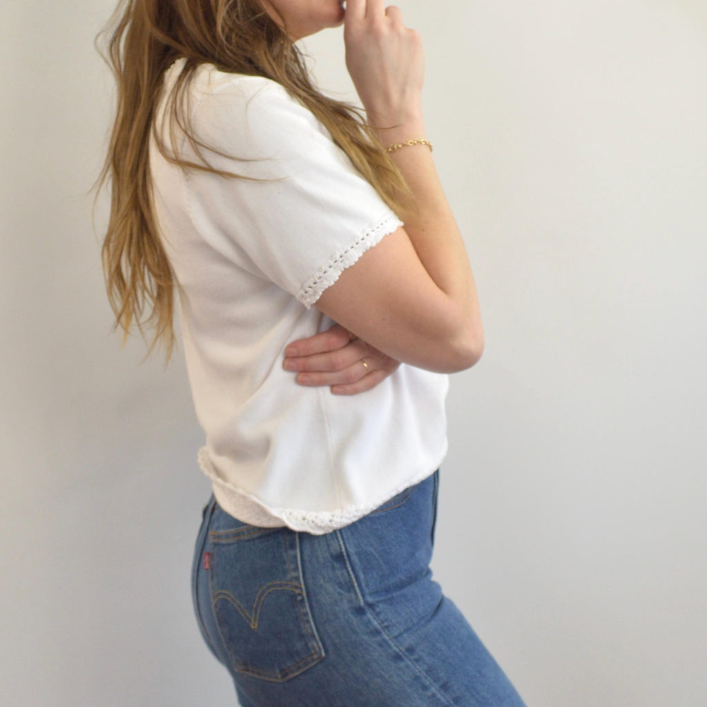 sweet little vintage cotton rafaella sweater tee