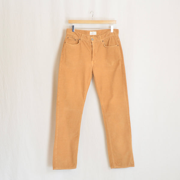 32 x 32 camel tan straight leg duck head corduroys