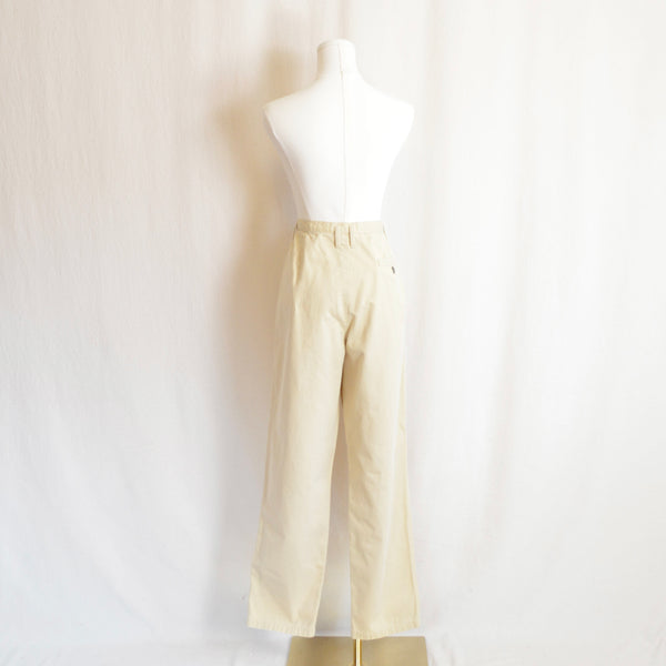31 x 30 light tan cotton vintage liz claiborne high waisted pants