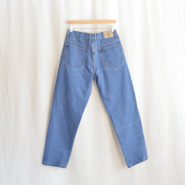 31 x 30 mid wash straight leg vintage relaxed fit crosswind jeans