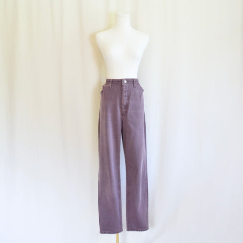 34 x 30 high waisted aubergine vintage ll bean straight leg jeans