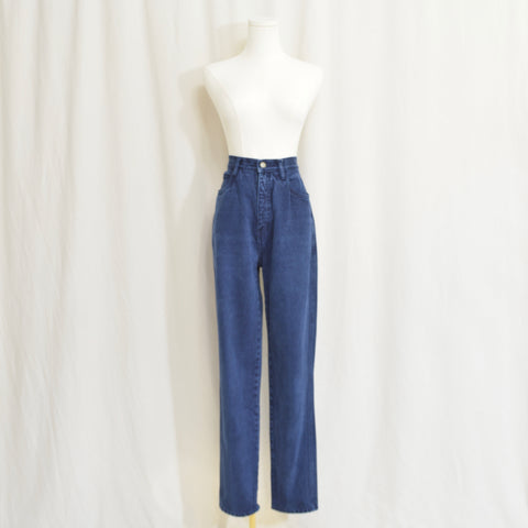 29 x 31 extra long rich dark blue high waisted vintage 90s RIO jeans