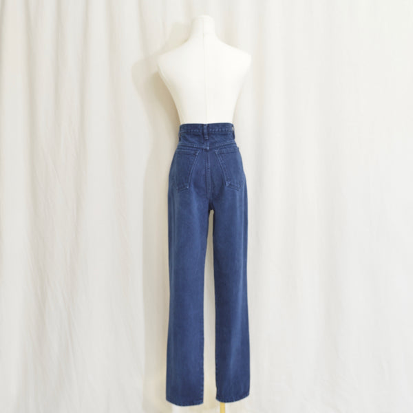 29 x 31 extra long rich dark blue high waisted vintage 90s RIO jeans