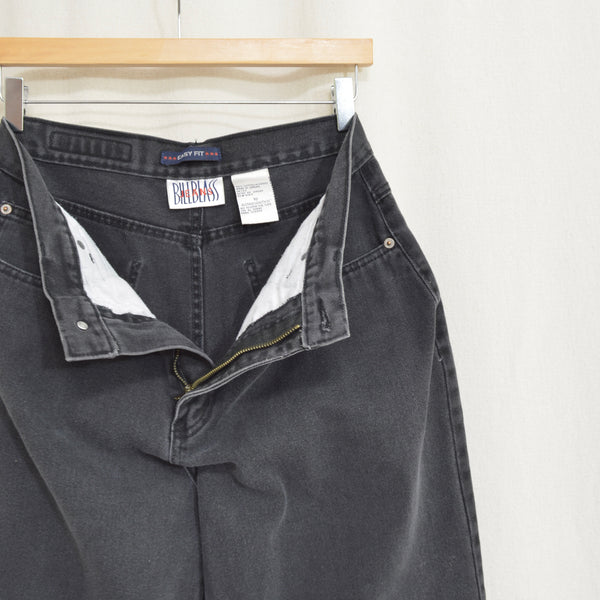31 x 29 off black bill blass vintage tapered high rise 90s mom jeans